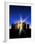 Light Flares At Stonehenge, Artwork-Victor Habbick-Framed Photographic Print