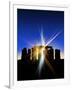 Light Flares At Stonehenge, Artwork-Victor Habbick-Framed Photographic Print