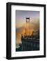 Light Fog Mood Afternoon, North Tower - Golden Gate Bridge - San Francisco-Vincent James-Framed Photographic Print