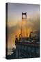 Light Fog Mood Afternoon, North Tower - Golden Gate Bridge - San Francisco-Vincent James-Stretched Canvas