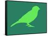 Light Green Bird-NaxArt-Framed Stretched Canvas