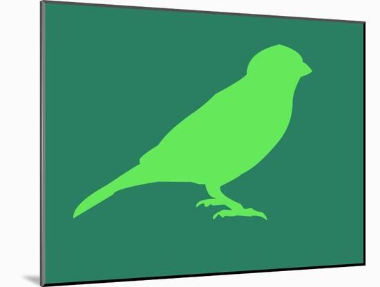 Light Green Bird-NaxArt-Mounted Art Print