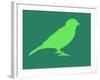 Light Green Bird-NaxArt-Framed Art Print