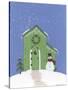 Light Green Outhouse-Debbie McMaster-Stretched Canvas