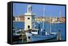 Light House and Campanile and Danieli Hotel-Guy-Framed Stretched Canvas