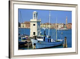 Light House and Campanile and Danieli Hotel-Guy-Framed Photographic Print