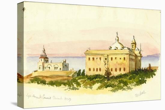 Light House and Convent, Carmel, 1873-Claude Conder-Stretched Canvas