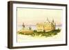 Light House and Convent, Carmel, 1873-Claude Conder-Framed Giclee Print