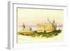 Light House and Convent, Carmel, 1873-Claude Conder-Framed Giclee Print