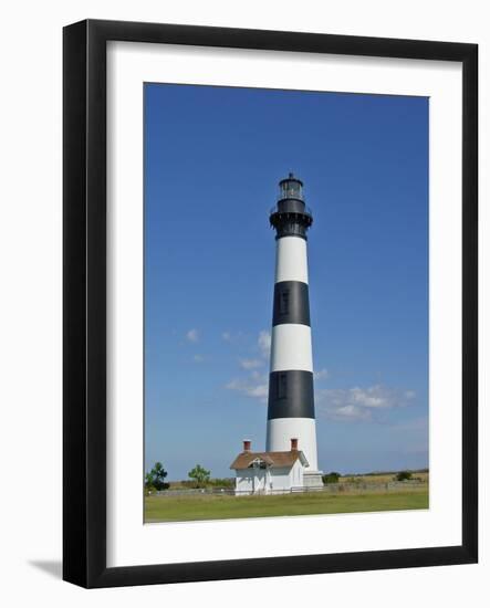 Light House on Bodie Island-Martina Bleichner-Framed Art Print