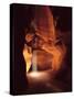 Light in Antelope Canyon, Slot Canyon, Navajo Reservation, Arizona, USA-Jerry Ginsberg-Stretched Canvas