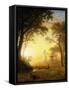 Light in the Forest-Albert Bierstadt-Framed Stretched Canvas