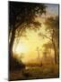 Light in the Forest-Albert Bierstadt-Mounted Giclee Print