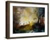 Light in the Forest-Pol Ledent-Framed Art Print