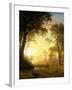 Light in the Forest-Albert Bierstadt-Framed Giclee Print