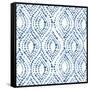 Light Indigo Speckles-Aimee Wilson-Framed Stretched Canvas