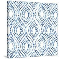 Light Indigo Speckles-Aimee Wilson-Stretched Canvas