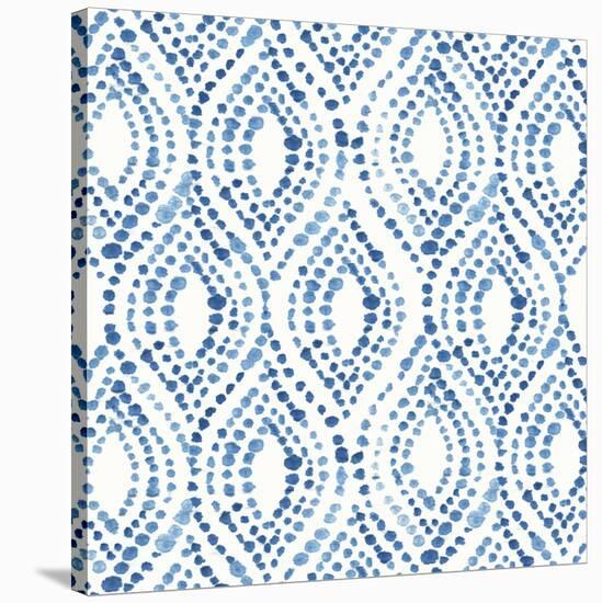 Light Indigo Speckles-Aimee Wilson-Stretched Canvas