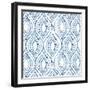 Light Indigo Speckles-Aimee Wilson-Framed Art Print