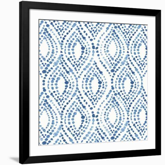 Light Indigo Speckles-Aimee Wilson-Framed Art Print