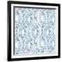 Light Indigo Speckles-Aimee Wilson-Framed Art Print