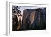 Light Magic on Earth, Firefall, Horsetail Falls, Yosemite National Park, Rare Light-Vincent James-Framed Photographic Print