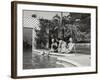 Light Meal by the Swimming Pool-null-Framed Photographic Print