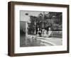 Light Meal by the Swimming Pool-null-Framed Photographic Print