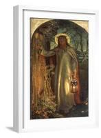 Light of the World, C.1851-53-William Holman Hunt-Framed Premium Giclee Print