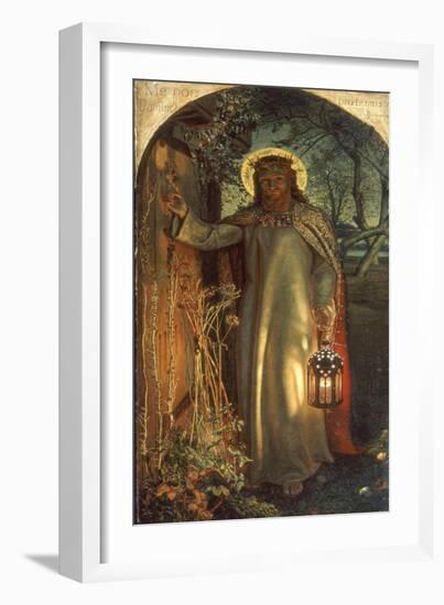 Light of the World, C.1851-53-William Holman Hunt-Framed Premium Giclee Print