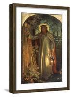 Light of the World, C.1851-53-William Holman Hunt-Framed Giclee Print