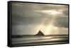 Light on Mont Saint Michel-Philippe Manguin-Framed Stretched Canvas