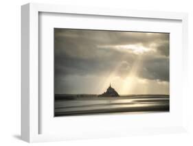 Light on Mont Saint Michel-Philippe Manguin-Framed Photographic Print