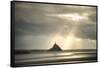 Light on Mont Saint Michel-Philippe Manguin-Framed Stretched Canvas