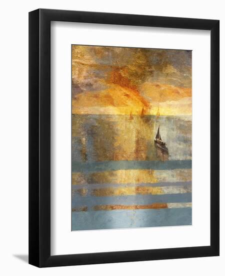 Light on The Water No. 1-Marta Wiley-Framed Art Print