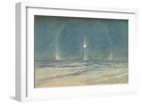 'Light Phenomena in the Polar Night, 22nd November 1893', (1897)-Fridtjof Nansen-Framed Giclee Print