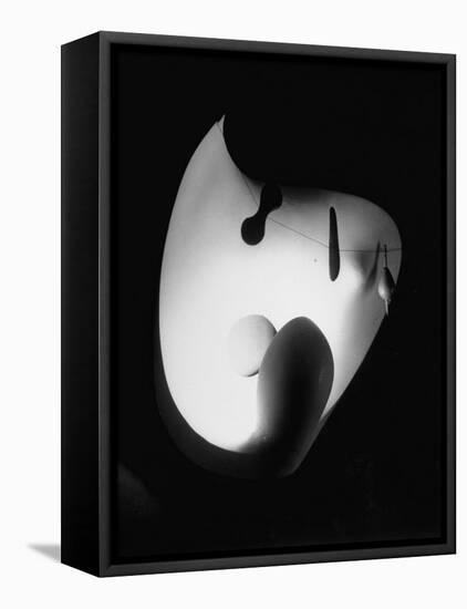 Light Plaque Sculpture Designed by Artist Isamu Noguchi-null-Framed Stretched Canvas