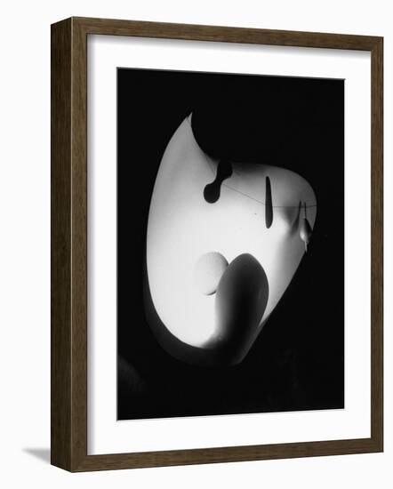 Light Plaque Sculpture Designed by Artist Isamu Noguchi-null-Framed Photographic Print