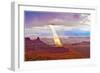 Light Ray Pierces Clouds Colorado River Seen-Tom Till-Framed Photographic Print