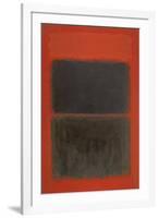 Light Red Over Black-Mark Rothko-Framed Giclee Print