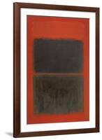 Light Red Over Black-Mark Rothko-Framed Giclee Print