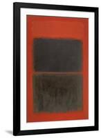 Light Red Over Black-Mark Rothko-Framed Giclee Print