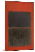 Light Red Over Black-Mark Rothko-Mounted Giclee Print