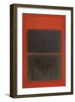 Light Red Over Black-Mark Rothko-Framed Giclee Print