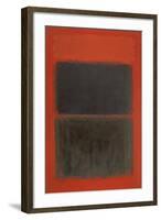 Light Red Over Black-Mark Rothko-Framed Giclee Print