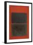 Light Red Over Black-Mark Rothko-Framed Giclee Print