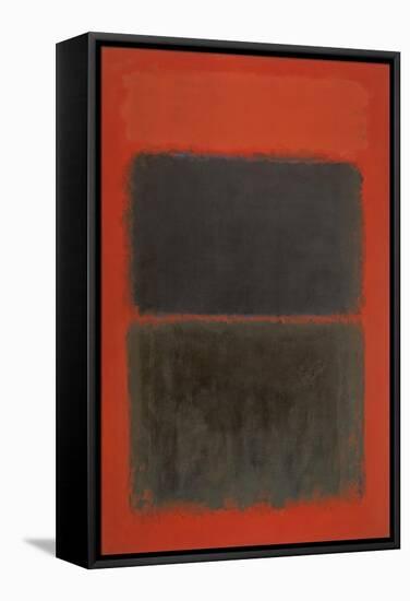 Light Red Over Black-Mark Rothko-Framed Stretched Canvas