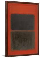 Light Red Over Black-Mark Rothko-Framed Giclee Print