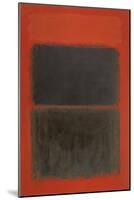 Light Red Over Black-Mark Rothko-Mounted Premium Giclee Print