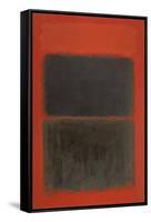 Light Red Over Black-Mark Rothko-Framed Stretched Canvas